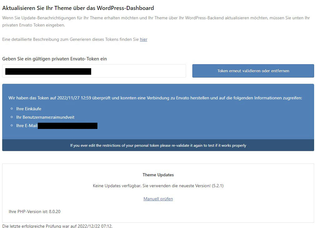 Screenshot Dashboard